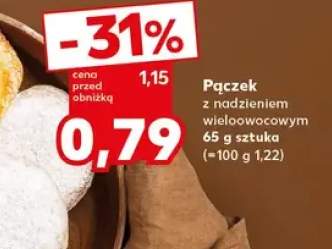 Pączek z nadzieniem wieloowocowym