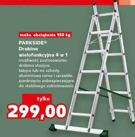 Drabina wielofunkcyjna 4 w 1