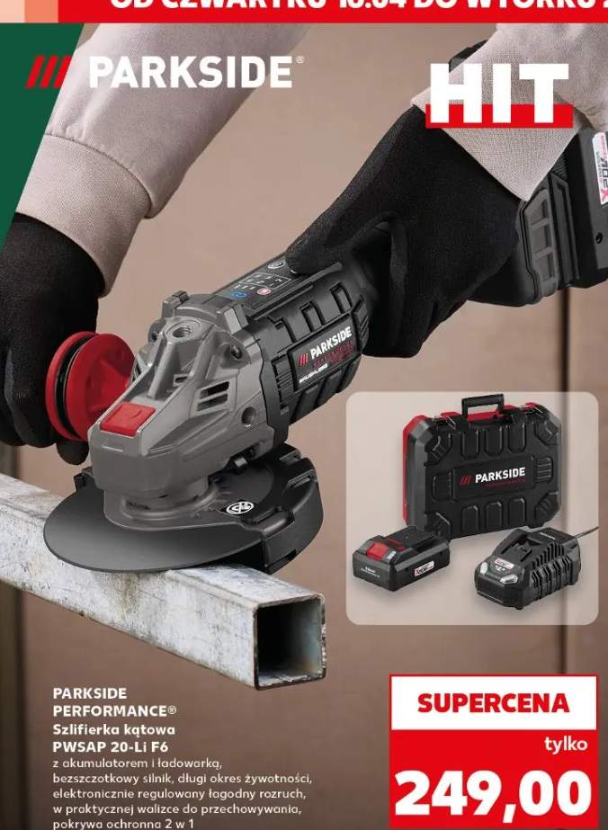 Szlifierka kątowa PWSAP 20-LI F6