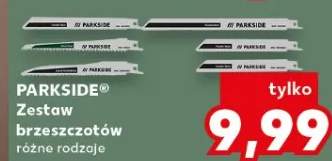 Zestaw brzeszczotów różne rodzaje