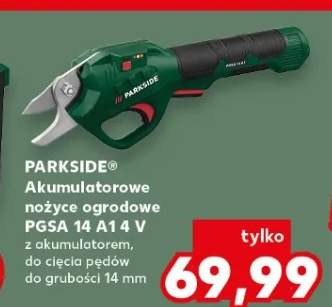 Akumulatorowe nożyce ogrodowe PGSA 14 A1 4 V