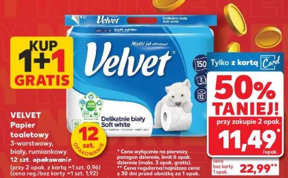 Papier toaletowy 3-warstwowy, biały, rumiankowy