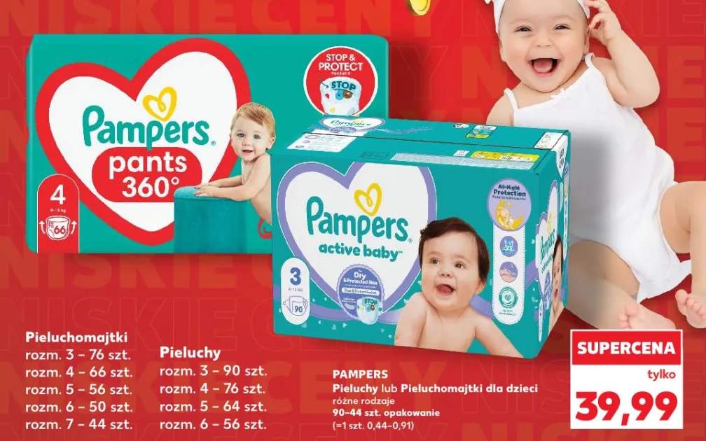 Pieluchy lub pieluchomajtki dla dzieci różne rodzaje