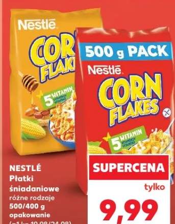 Płatki śniadaniowe różne rodzaje