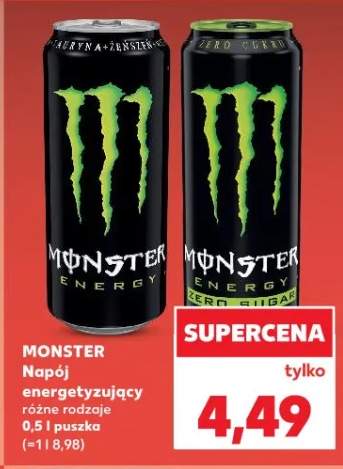 Napój energetyzujący różne rodzaje