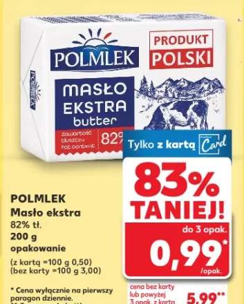 Masło ekstra 82% tł. 