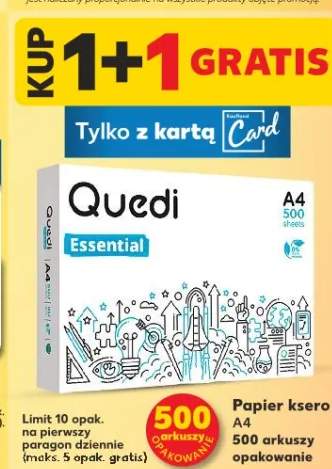 Papier ksero A4 500 arkuszy 