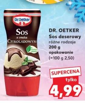 Sos deserowy różne rodzaje opakowanie