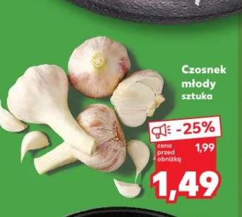 Czosnek młody sztuka