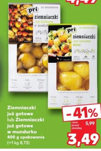 Ziemniaczki już gotowe lub Ziemniaczki już gotowe w mundurkach