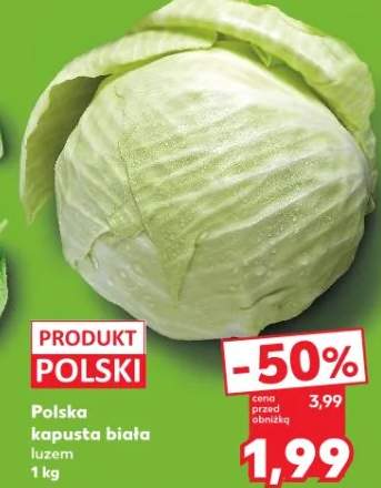 Kapusta biała luzem