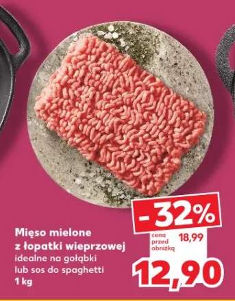 Mięso mielone z łopatki wieprzowej idealne na gołąbki lub naleśniki do spaghetti