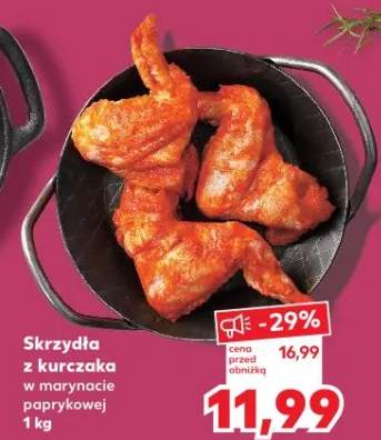 Skrzydła z kurczaka w marynacie paprykowej