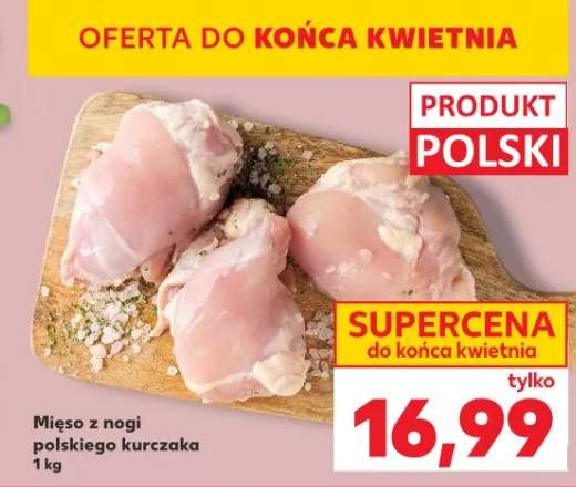 Mięso z nogi polskiego kurczaka