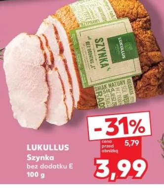 Szynka bez dodatku E