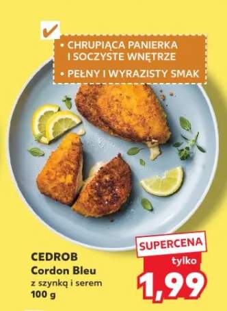 Cordon Bleu z szynką i serem
