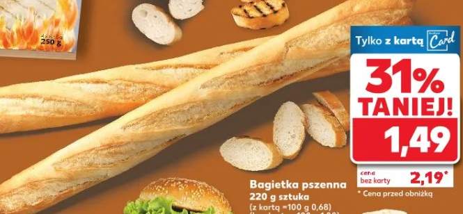 Bagietka pszenna 220 g