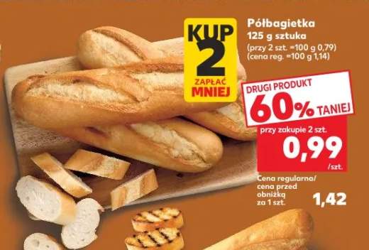 Półbagietka 125 g