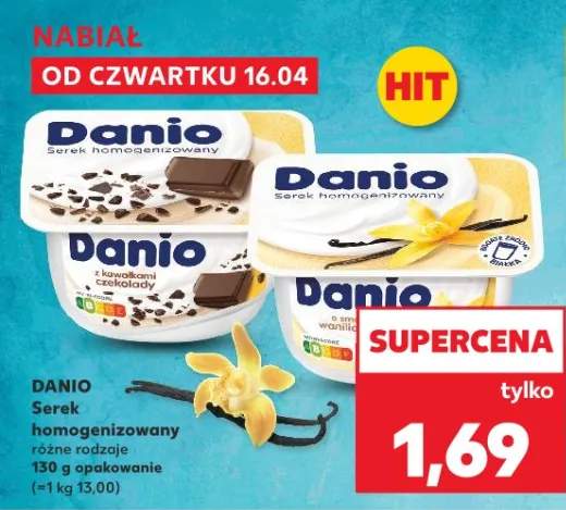 Serek homogenizowany różne rodzaje