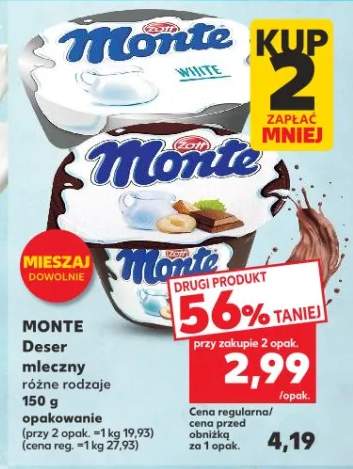 Deser mleczny różne rodzaje