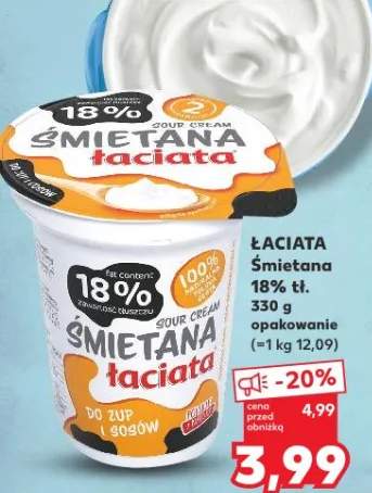 Śmietana 18% tł.