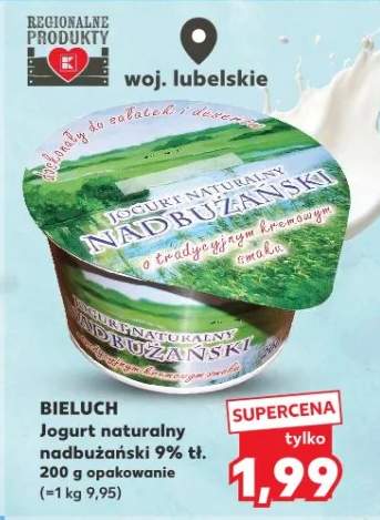 Jogurt naturalny nadbużański 9% tł.
