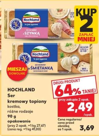 Ser kremowy topiony plastry, różne rodzaje