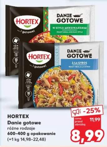 Danie gotowe różne rodzaje