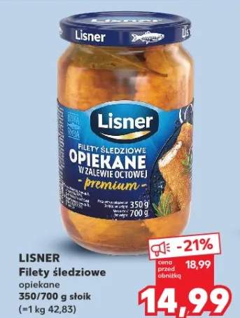 Filety śledziowe opiekane w zalewie octowej premium