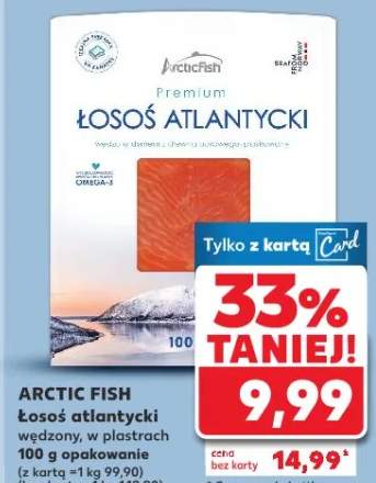 Łosoś atlantycki wędzony w plastrach