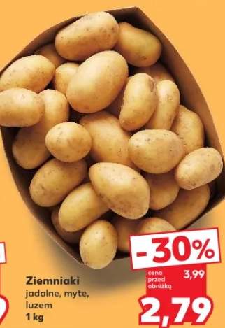 Ziemniaki jadalne myte luzem