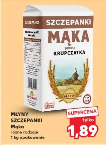 Mąka różne rodzaje