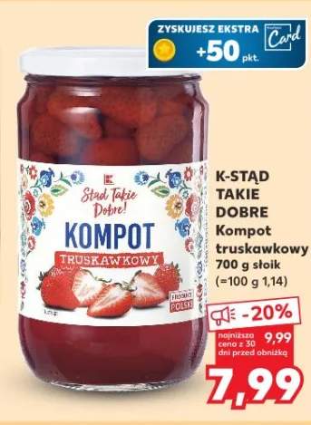 Kompot truskawkowy