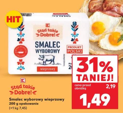 Smalec wyborowy wieprzowy