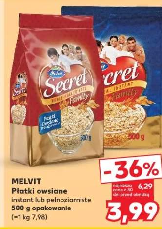 Płatki owsiane instant, pełne pełnoziarniste