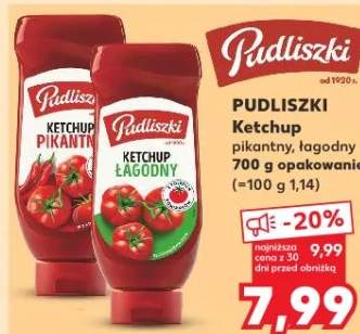 Ketchup pikantny, łagodny