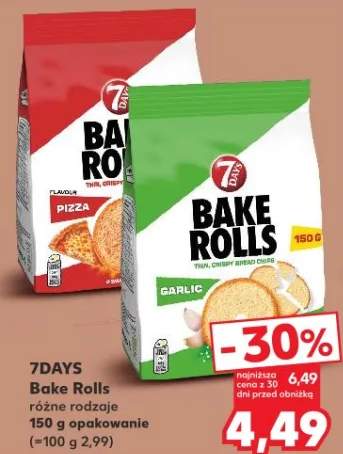 Bake Rolls różne rodzaje Pizza, Garlic