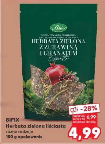 Herbata zielona liściasta różne rodzaje