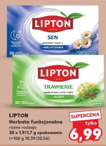 Herbata funkcjonalna Sen, Trawienie różne rodzaje