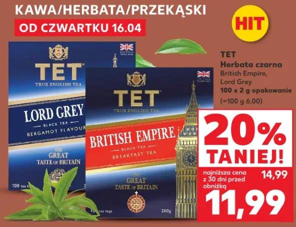 Herbata czarna British Empire, Lord Grey