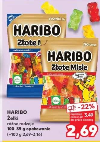 Żelki różne rodzaje