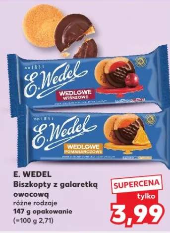 Biszkopty z galaretką owocową różne rodzaje