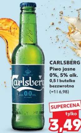 Piwo jasne 0%, 5% alk. Carlsberg