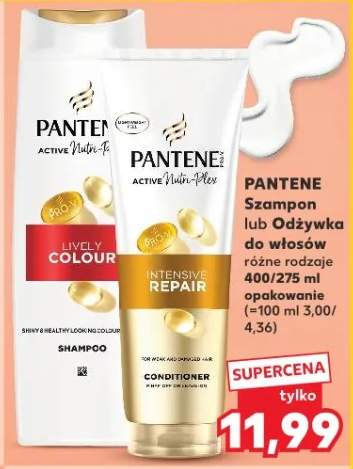 Szampon lub odżywka do włosów różne rodzaje