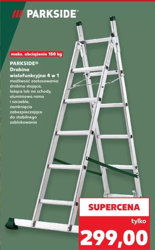 Drabina wielofunkcyjna 4 w 1