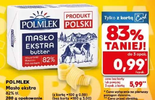 Masło ekstra 82% tł.