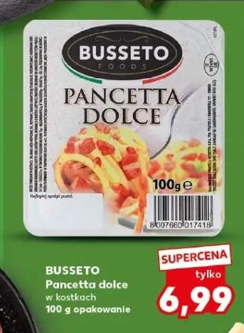 Pancetta dolce w kostkach