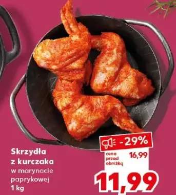 Skrzydła z kurczaka w marynacie paprykowej