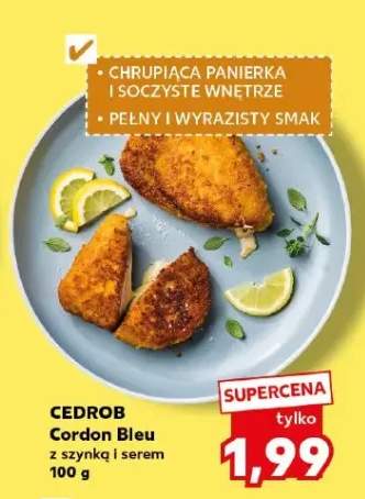 Cordon Bleu z szynką i serem