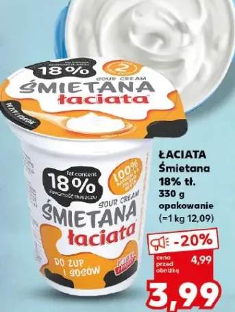 Śmietana 18% tł.